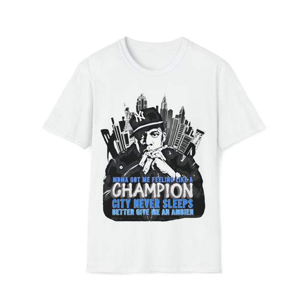 Jay Z - New York - Unisex Softstyle T Shirt, Fan Art T Shirt, Graphic Printed, Streetwear, Music, Pop Culture, Stylish, Classic.