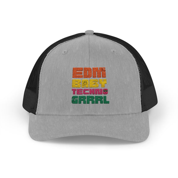EDM Techno Snapback Trucker Cap - Perfect Festival Gear