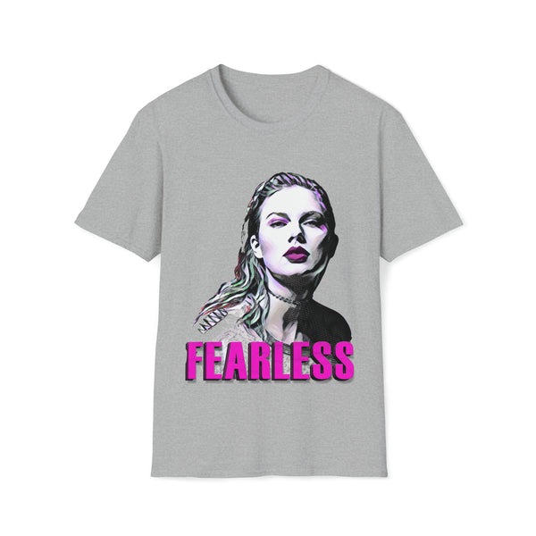Taylor Swift - Fearless - Unisex Softstyle T Shirt, Fan Art T Shirt, Graphic Printed, Streetwear, Music, Pop Culture, Stylish, Classic.