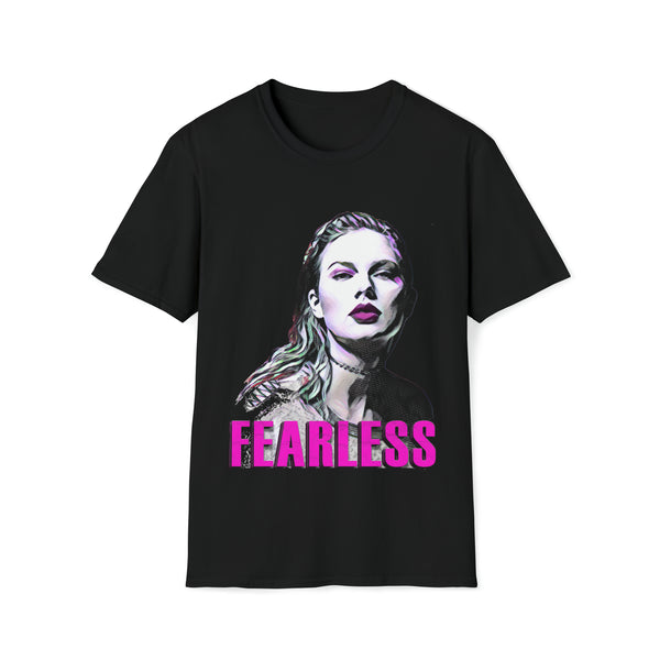Taylor Swift - Fearless - Unisex Softstyle T Shirt, Fan Art T Shirt, Graphic Printed, Streetwear, Music, Pop Culture, Stylish, Classic.
