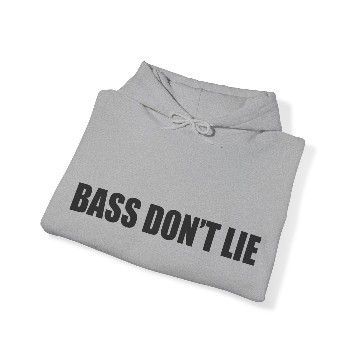 Bass Don't Lie - Unisex Heavy Blend™ Sweatshirt Hooded, Dance Music, Pop Culture, Classic, Unique text, Slogan