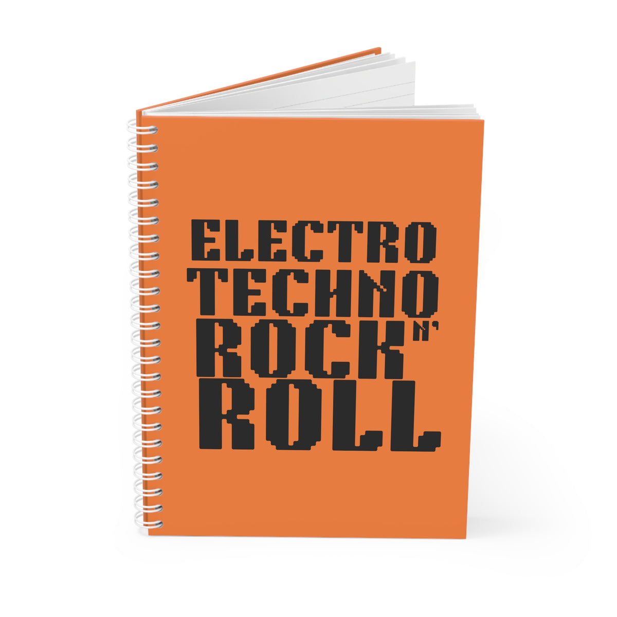Electro Techno Rock n' Roll Spiral Notebook | Music Lover's Stationery