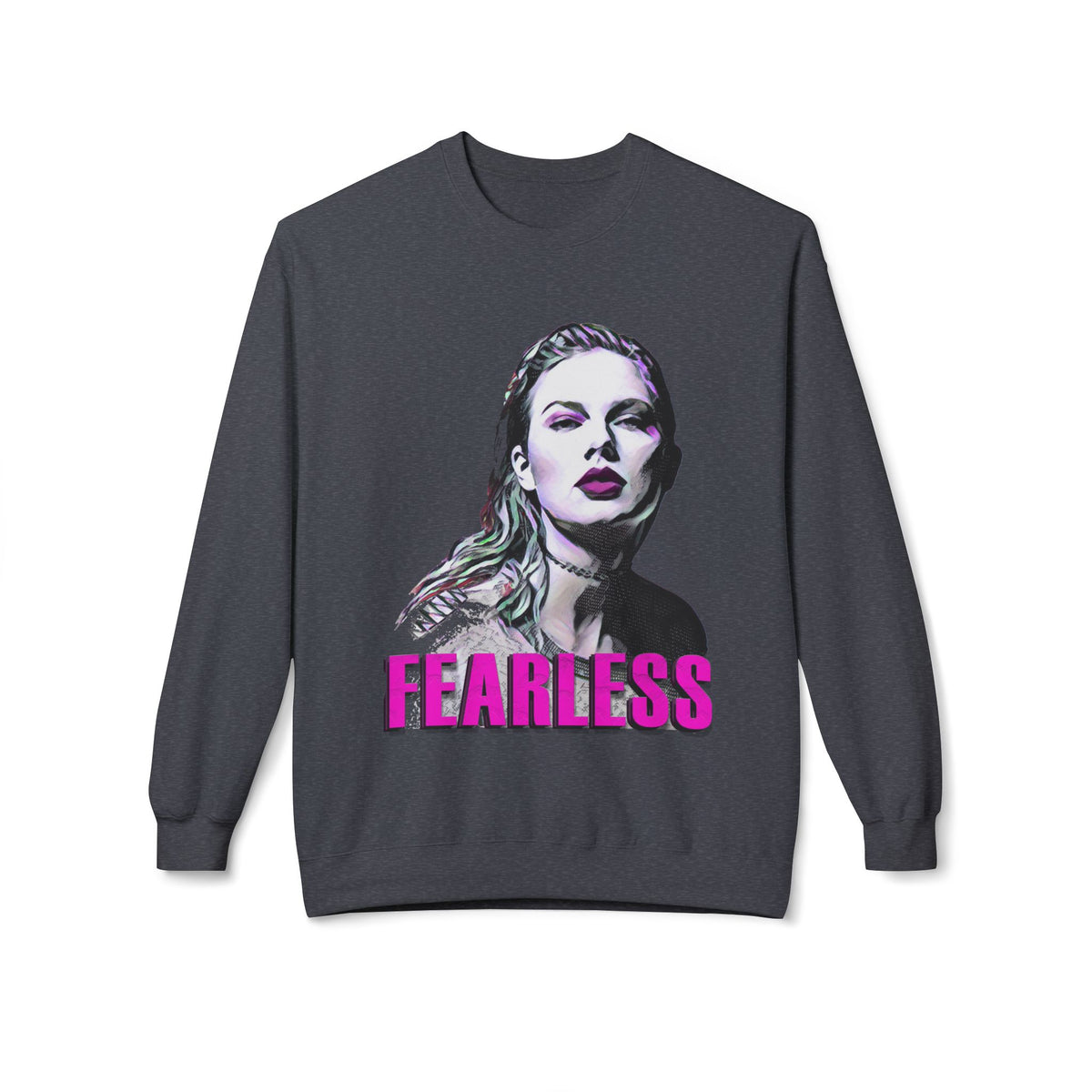 Fearless - Unisex Premium Crewneck Sweatshirt, Fan Art T Shirt, Graphic Printed, Streetwear, Music, Pop Culture, Stylish, Classic