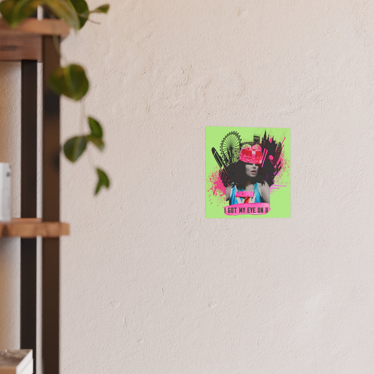 Luciana - I Got My Eye On U - Archival Matte Poster (230gsm), Pop Culture, Wall Art, Fan Art, Music, Electronic, EDM, Chic Modern Wall Decor, Contemporary Icon.