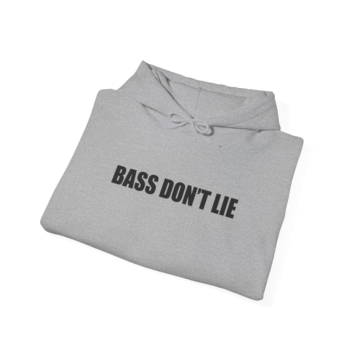 Bass Don't Lie - Unisex Heavy Blend™ Sweatshirt Hooded, Dance Music, Pop Culture, Classic, Unique text, Slogan
