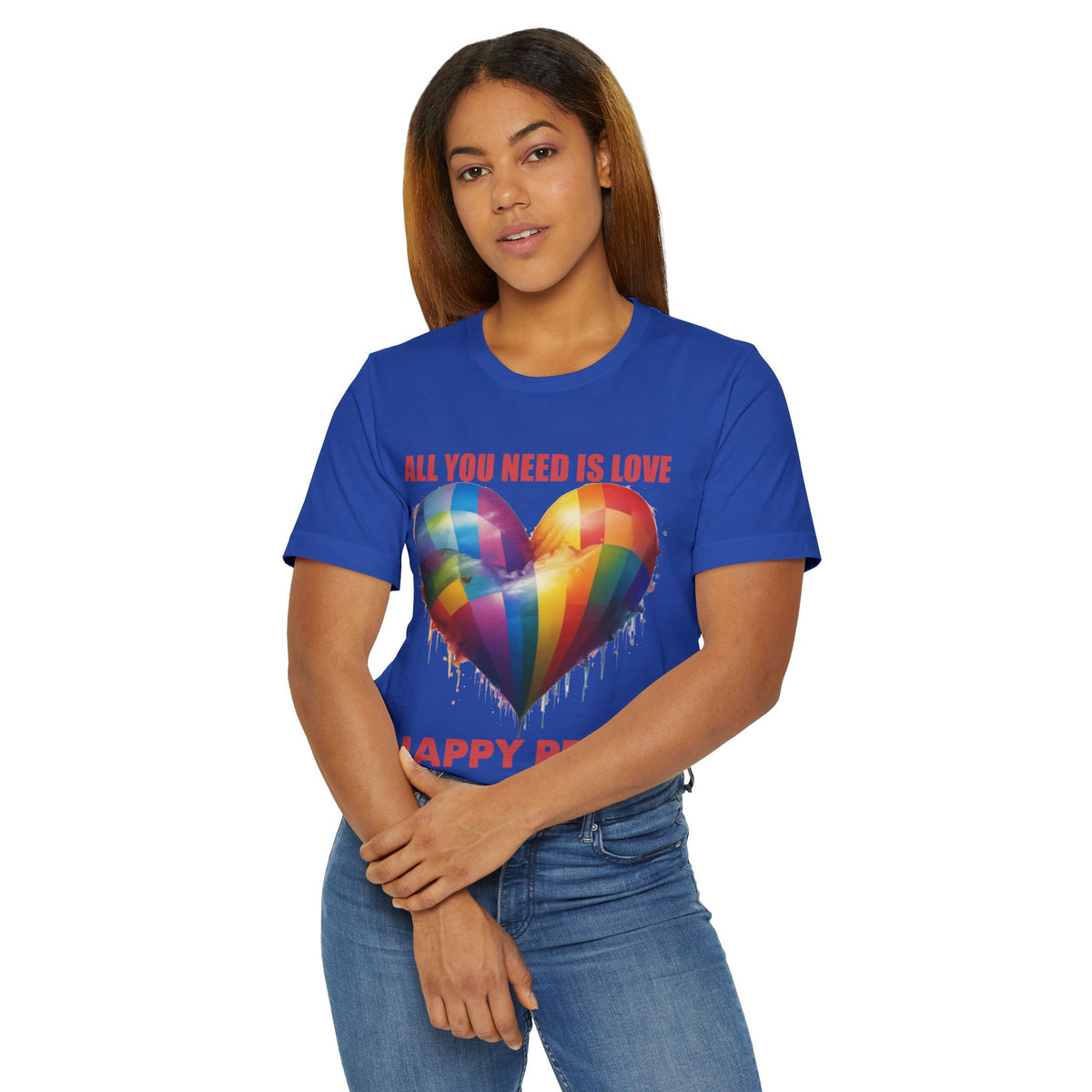 ALL YOU NEED IS LOVE -PRIDE T Shirt -  Collab with 1969.Riot - Super Lightweight, Soft Cotton Tee To Wear With Pride -