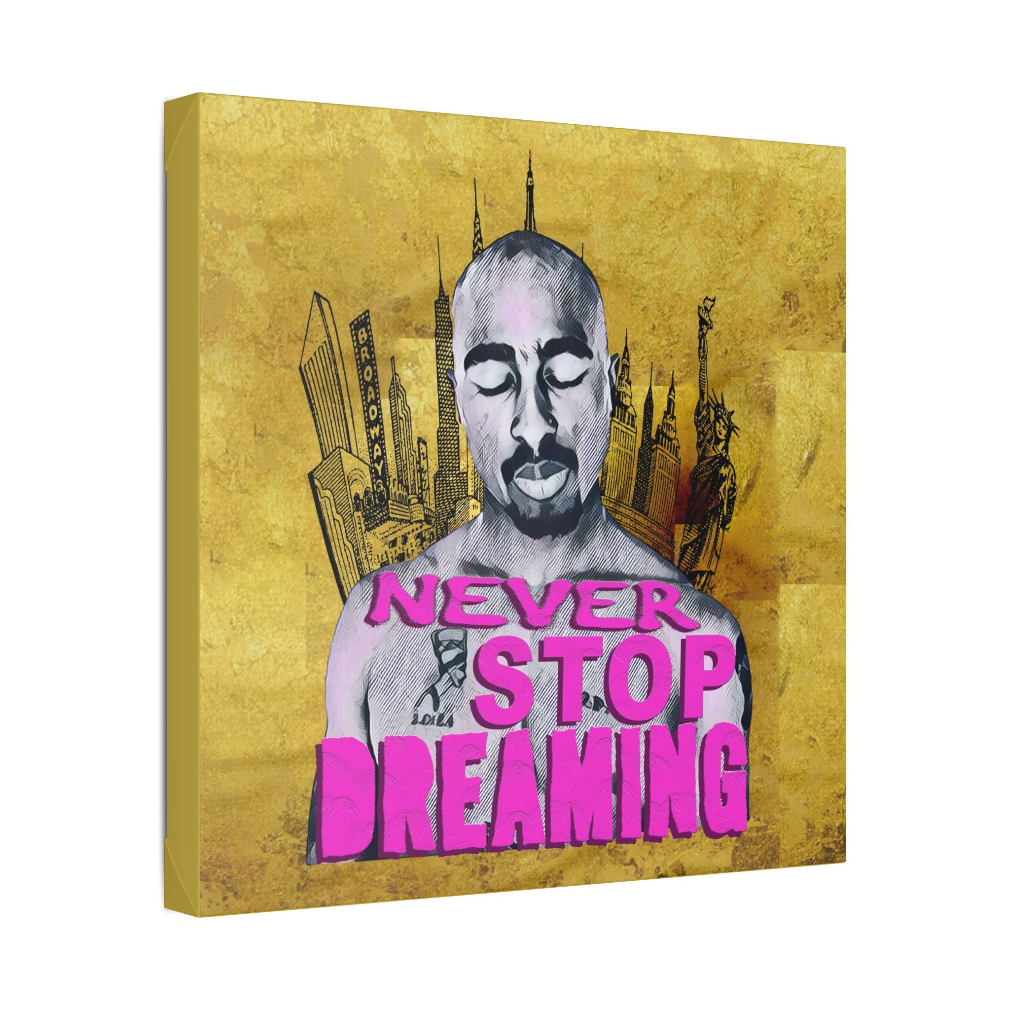 Never Stop Dreaming - Canvas Gallery Wrap, Pop Culture, Wall Art