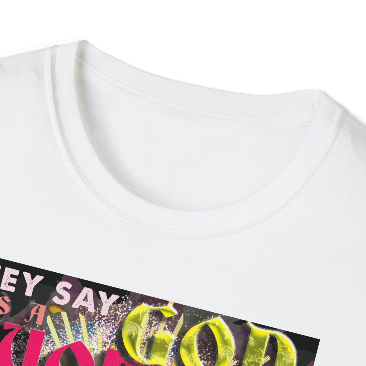 Sasha Colby - They Say God Is A Woman And I Am - Unisex Softstyle T-Shirt ,Fan Art, Drag Queen, Drag Race, Pop Culture, Comfy Tee