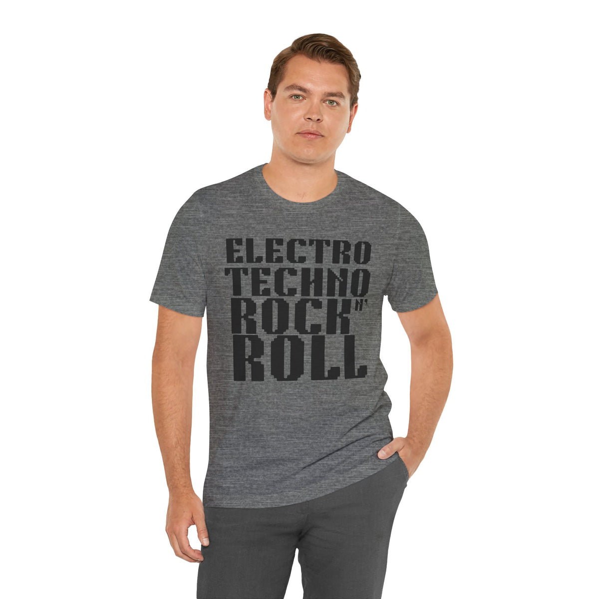 Electro Techno Rock n' Roll Unisex Jersey Short Sleeve Tee