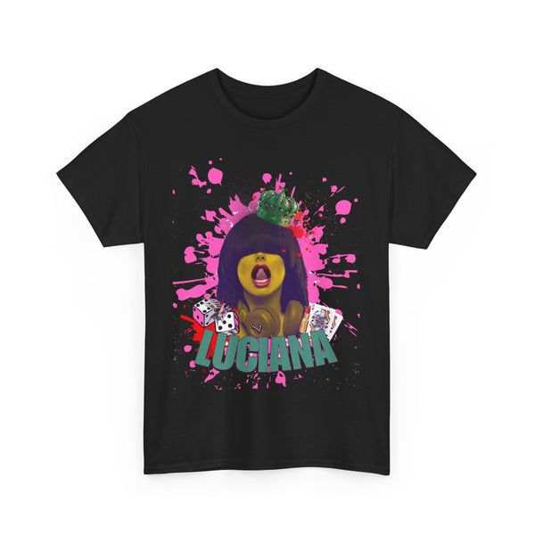 Luciana Graphic Unisex Heavy Cotton Tee - Fun and Playful Design