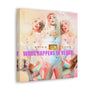 Erika Jayne - What Happens In Vegas - Canvas Gallery Wrap, Pop Culture, Wall Art, Fan Art, Music, Empowering, Chic Modern Wall Decor, Contemporary Icon. Pink.