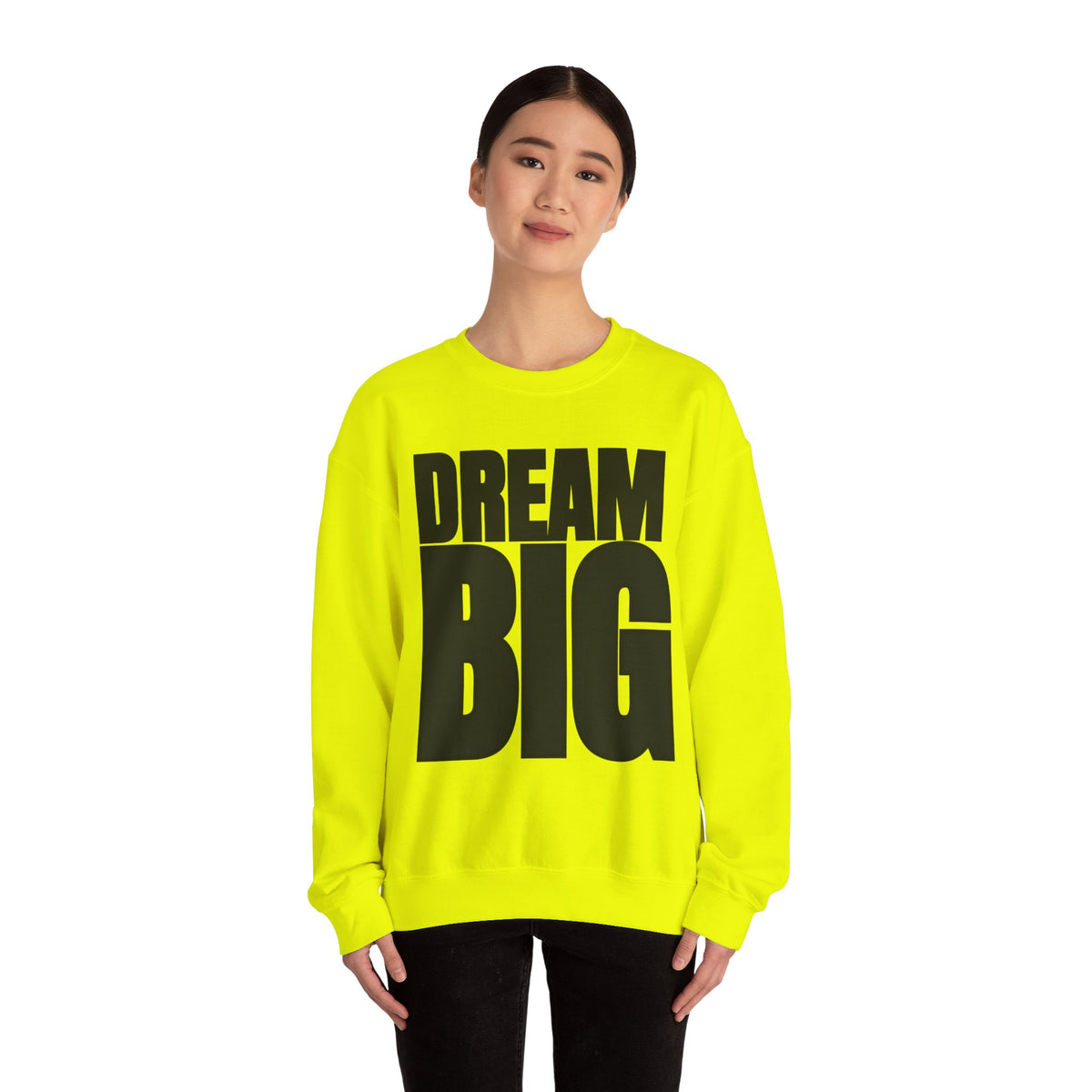 Dream Big Unisex Crewneck Sweatshirt | Inspirational Apparel for Motivation