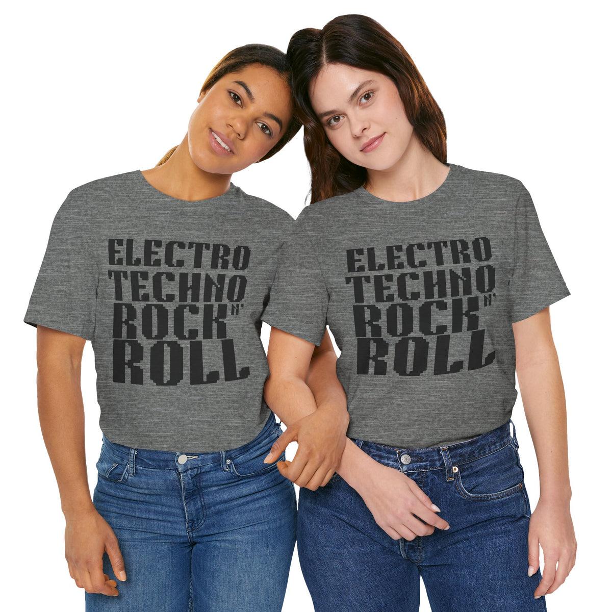 Electro Techno Rock n' Roll Unisex Jersey Short Sleeve Tee