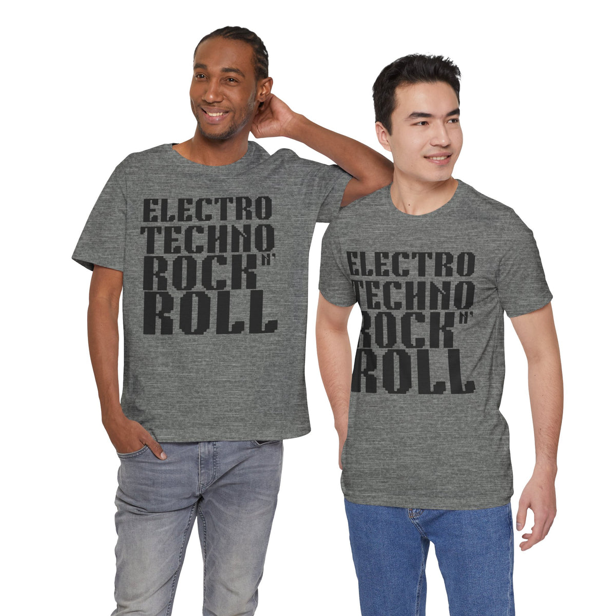 Electro Techno Rock n' Roll Unisex Jersey Short Sleeve Tee