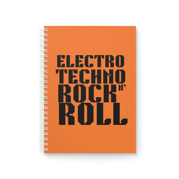 Electro Techno Rock n' Roll Spiral Notebook | Music Lover's Stationery