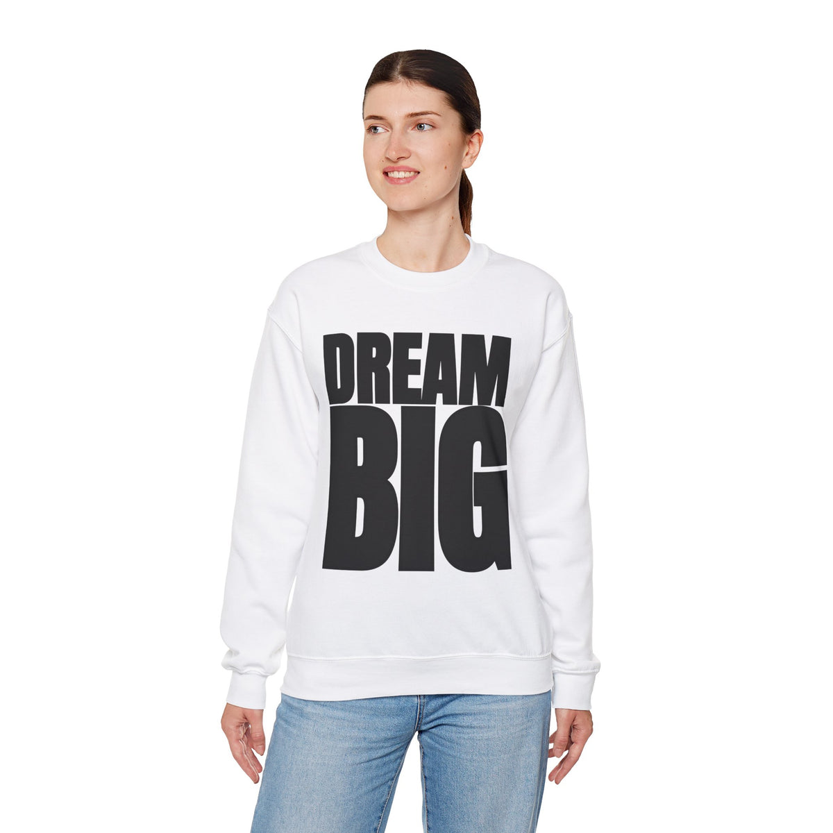 Dream Big Unisex Crewneck Sweatshirt | Inspirational Apparel for Motivation