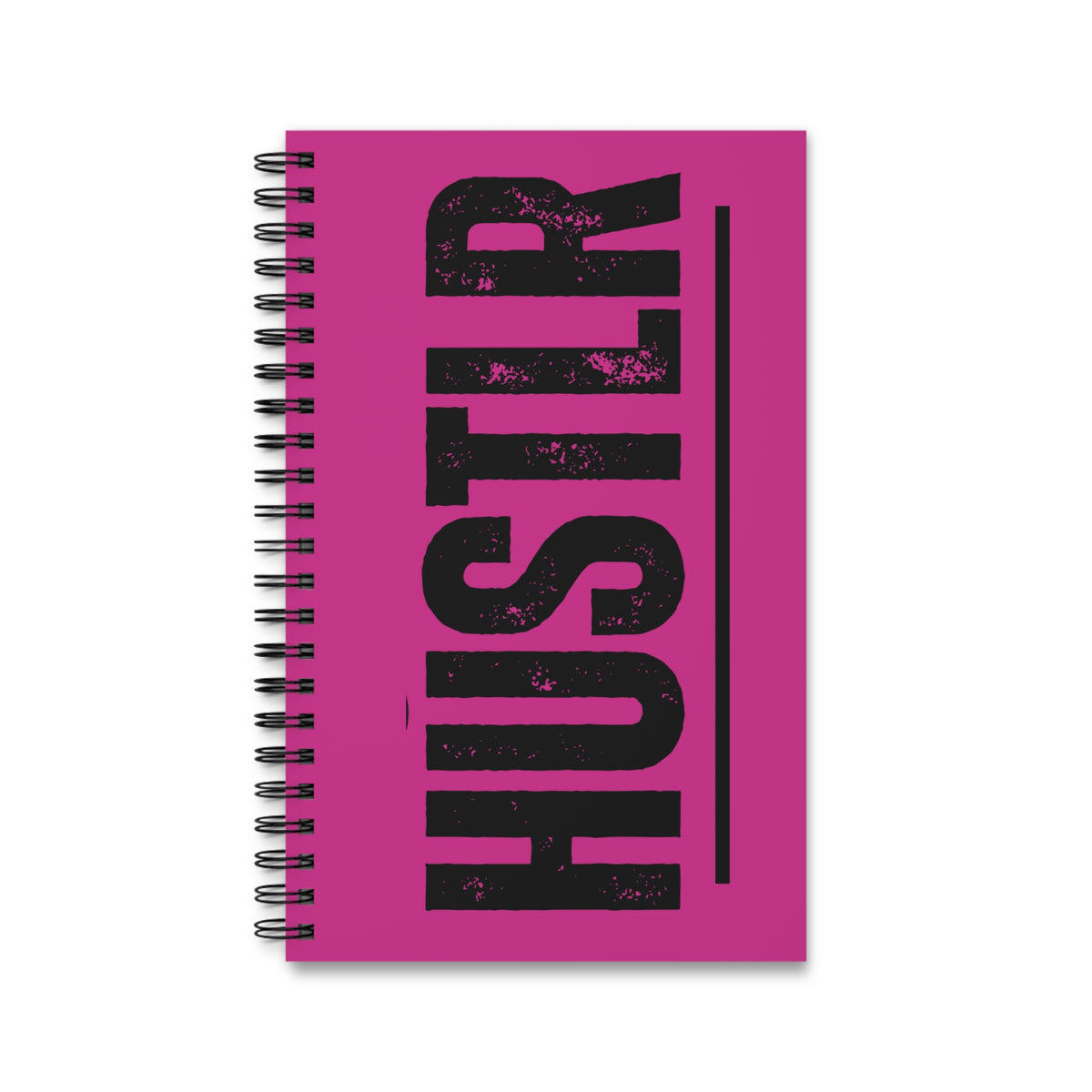 Hustler Spiral Journal - Motivational Notepad for Creative Minds