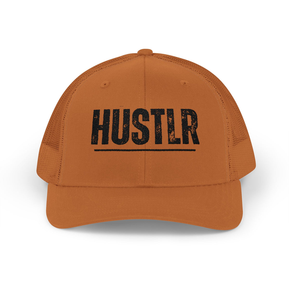 HUSTLR Snapback Trucker Cap - Bold Red Hat for Entrepreneurs