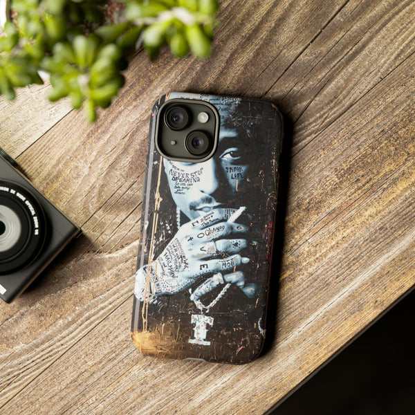 Tupac Phone Case, Custom Designed, Fan Art, Pop Culture, Hip Hop, Rap, Music, Stylish Phone Cover