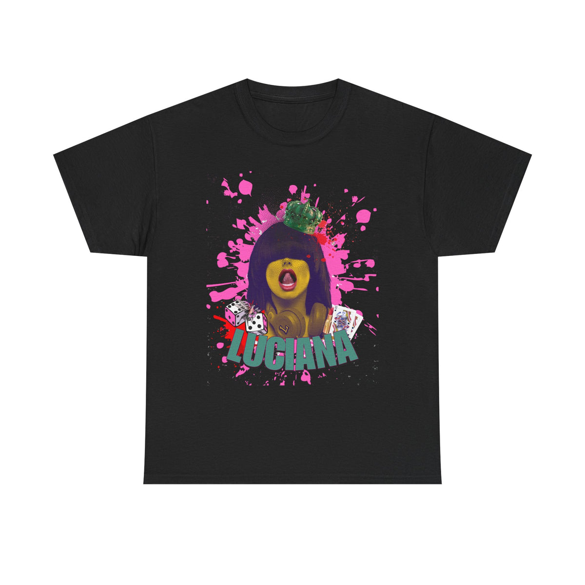 Luciana Graphic Unisex Heavy Cotton Tee - Fun and Playful Design