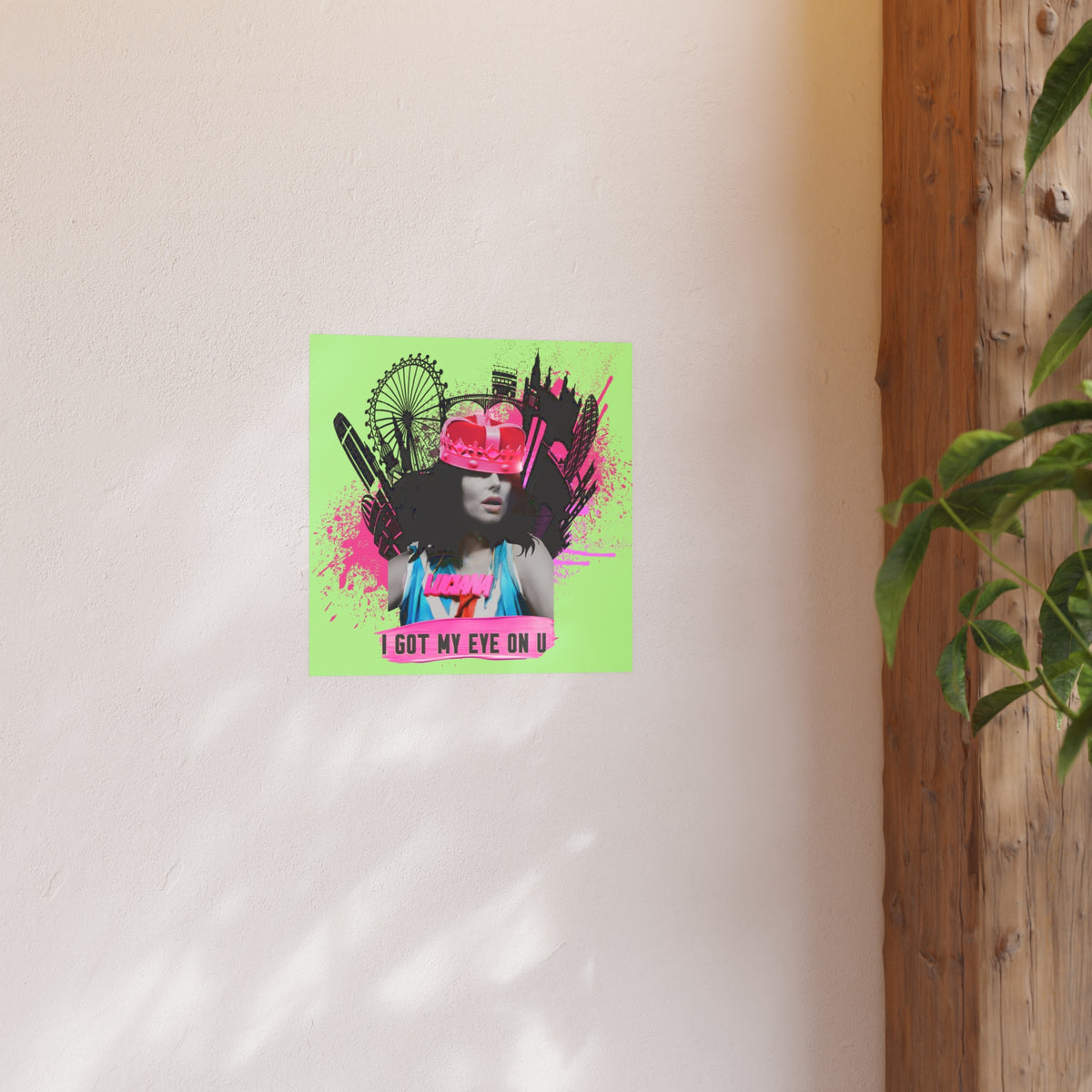 Luciana - I Got My Eye On U - Archival Matte Poster (230gsm), Pop Culture, Wall Art, Fan Art, Music, Electronic, EDM, Chic Modern Wall Decor, Contemporary Icon.