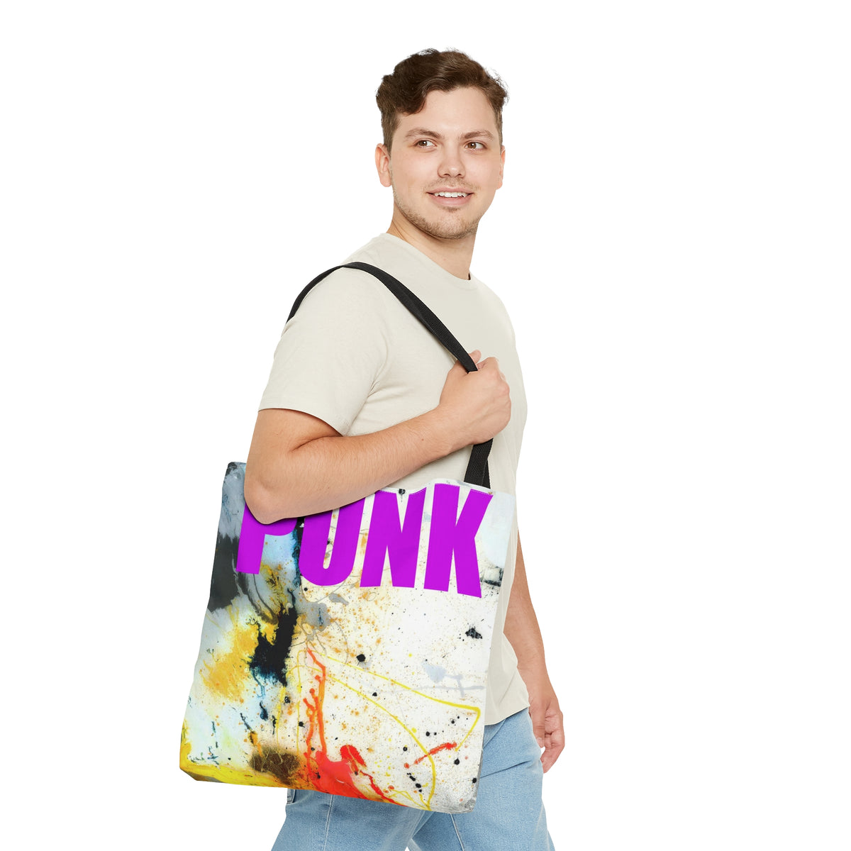 PUNK Abstract Tote Bag