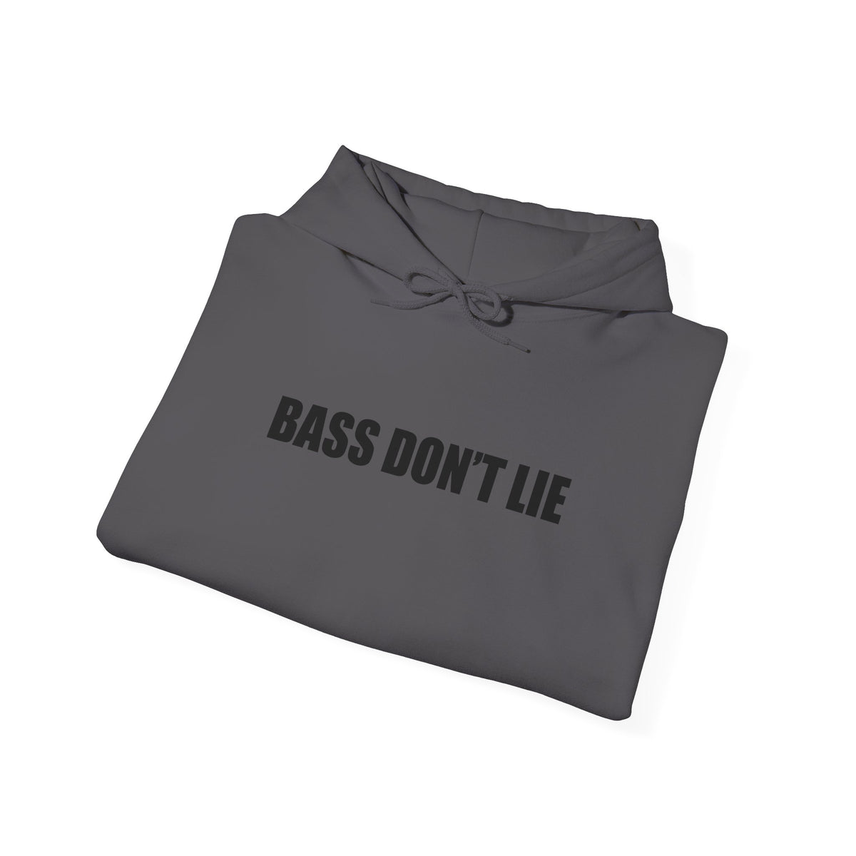 Bass Don't Lie - Unisex Heavy Blend™ Sweatshirt Hooded, Dance Music, Pop Culture, Classic, Unique text, Slogan