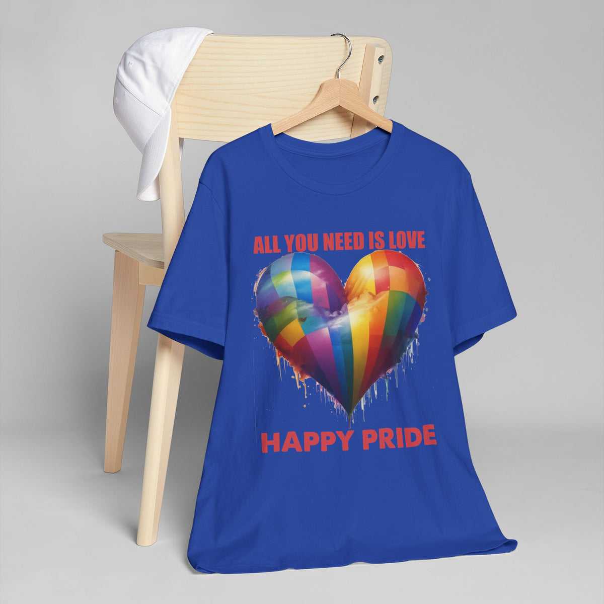 ALL YOU NEED IS LOVE -PRIDE T Shirt -  Collab with 1969.Riot - Super Lightweight, Soft Cotton Tee To Wear With Pride -