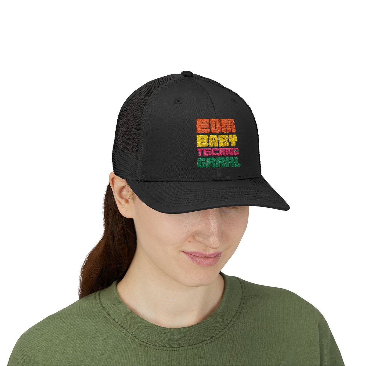 EDM Techno Snapback Trucker Cap - Perfect Festival Gear