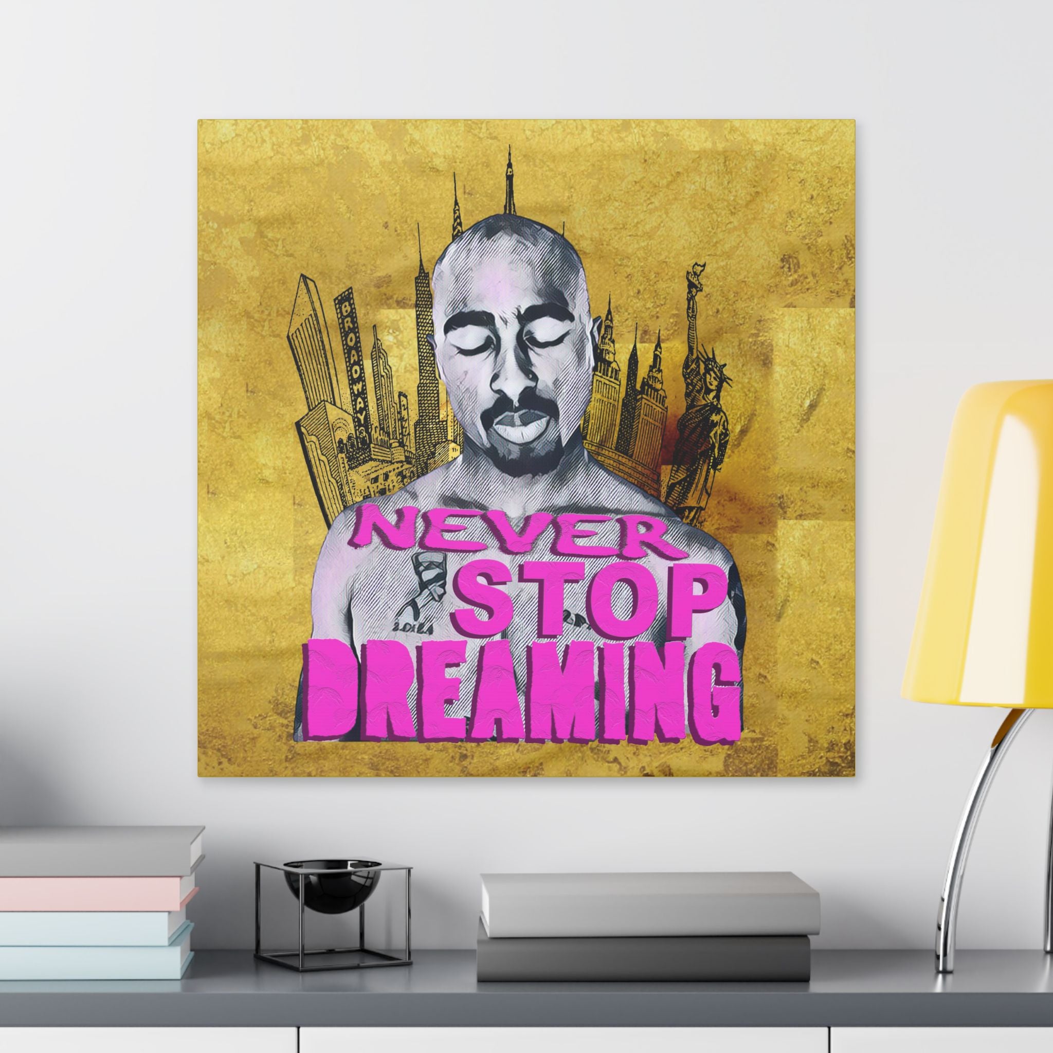 Never Stop Dreaming - Canvas Gallery Wrap, Pop Culture, Wall Art