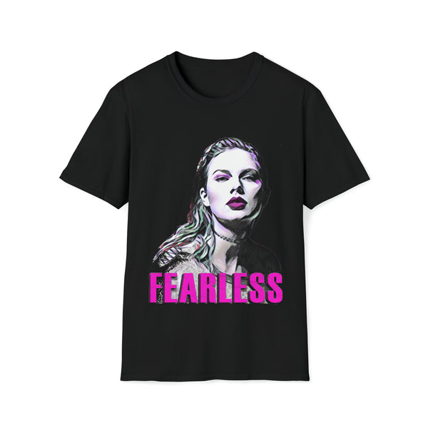 Taylor Swift - Fearless -  Unisex Softstyle T Shirt, Fan Art T Shirt, Graphic Printed, Streetwear, Music, Pop Culture, Stylish, Classic.