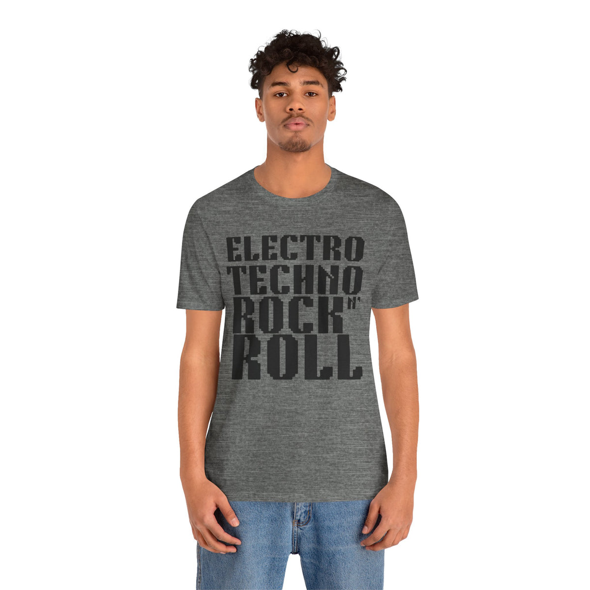 Electro Techno Rock n' Roll Unisex Jersey Short Sleeve Tee