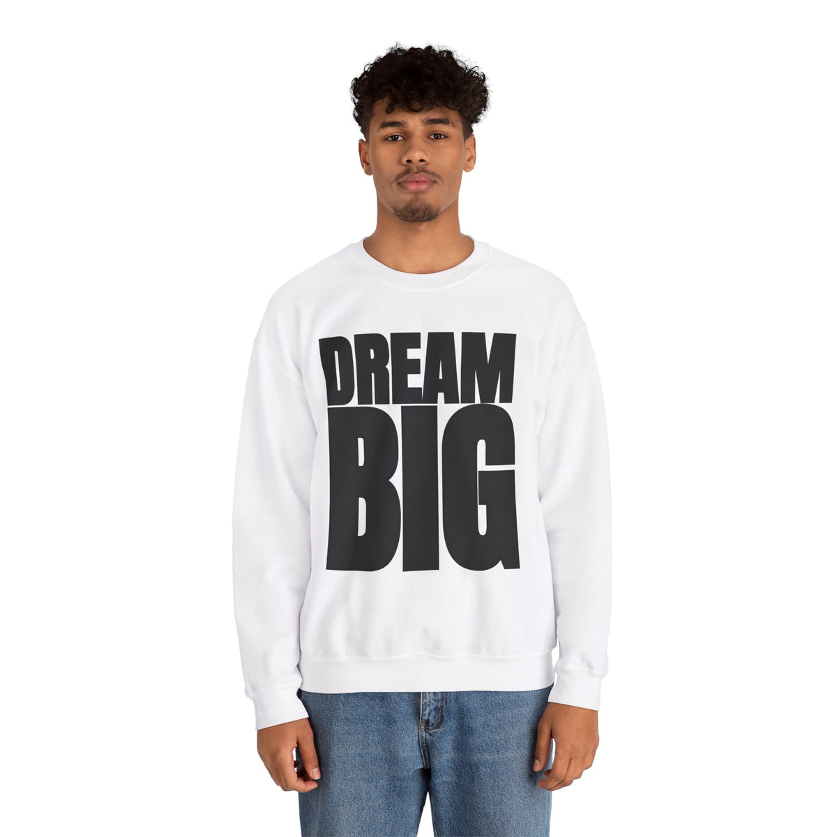 Dream Big Unisex Crewneck Sweatshirt | Inspirational Apparel for Motivation