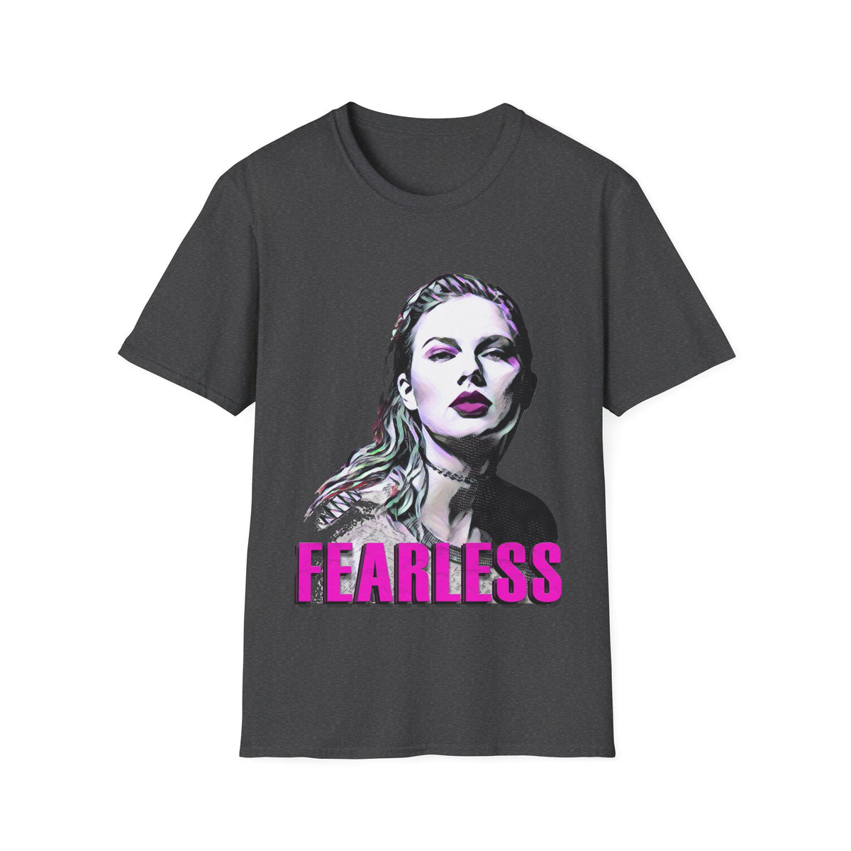 Fearless -  Unisex Softstyle T Shirt, Fan Art T Shirt, Graphic Printed, Streetwear, Music, Pop Culture, Stylish, Classic.