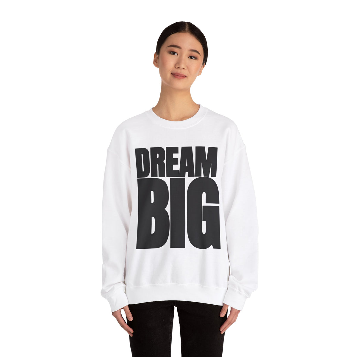 Dream Big Unisex Crewneck Sweatshirt | Inspirational Apparel for Motivation