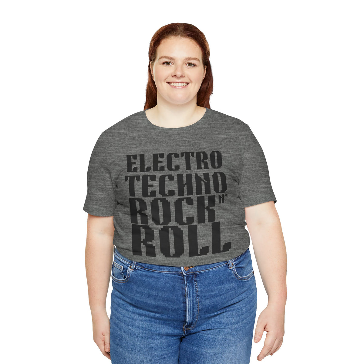 Electro Techno Rock n' Roll Unisex Jersey Short Sleeve Tee