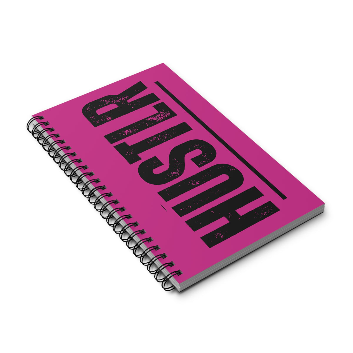 Hustler Spiral Journal - Motivational Notepad for Creative Minds