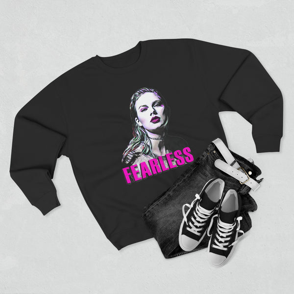 Taylor Swift - Fearless -  Unisex Premium Crewneck Sweatshirt, Fan Art T Shirt, Graphic Printed, Streetwear, Music, Pop Culture, Stylish, Classic.