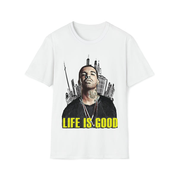 Drake - Life Is Good -  Unisex Softstyle T Shirt, Fan Art T Shirt, Graphic Printed, Streetwear, Music, Pop Culture, Stylish, Classic.