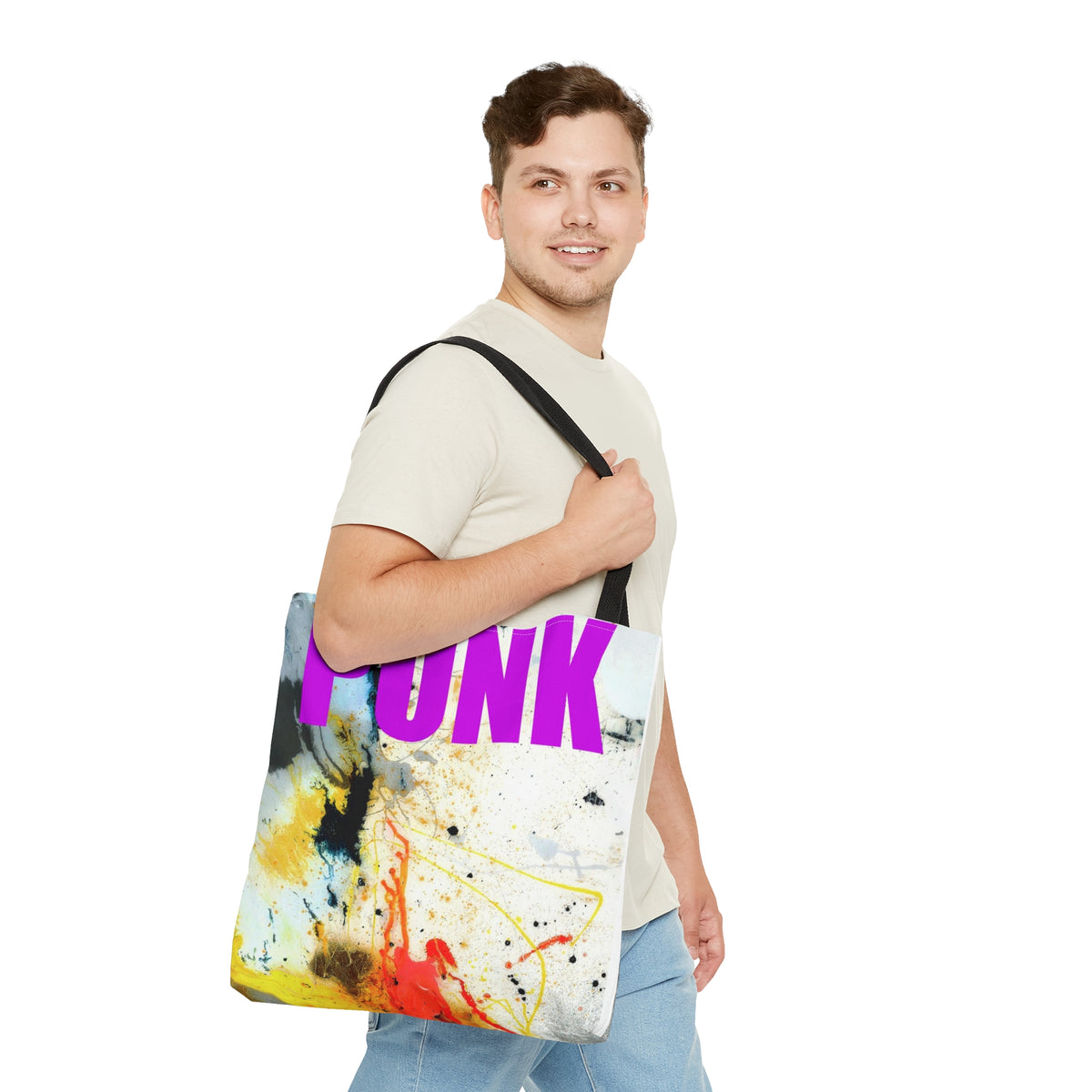 PUNK Abstract Tote Bag