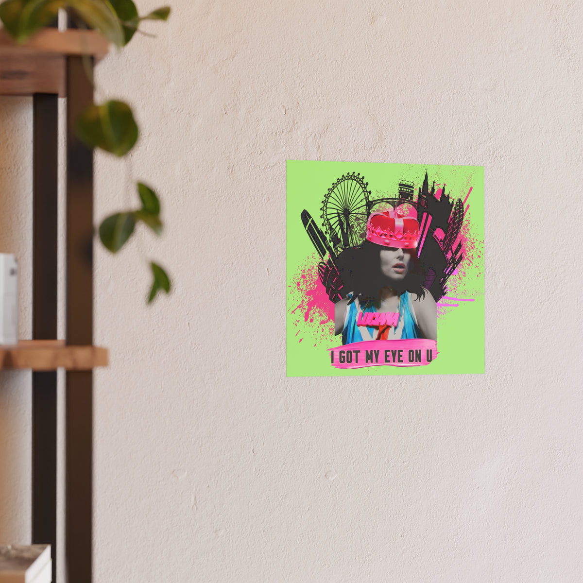 Luciana - I Got My Eye On U - Archival Matte Poster (230gsm), Pop Culture, Wall Art, Fan Art, Music, Electronic, EDM, Chic Modern Wall Decor, Contemporary Icon.